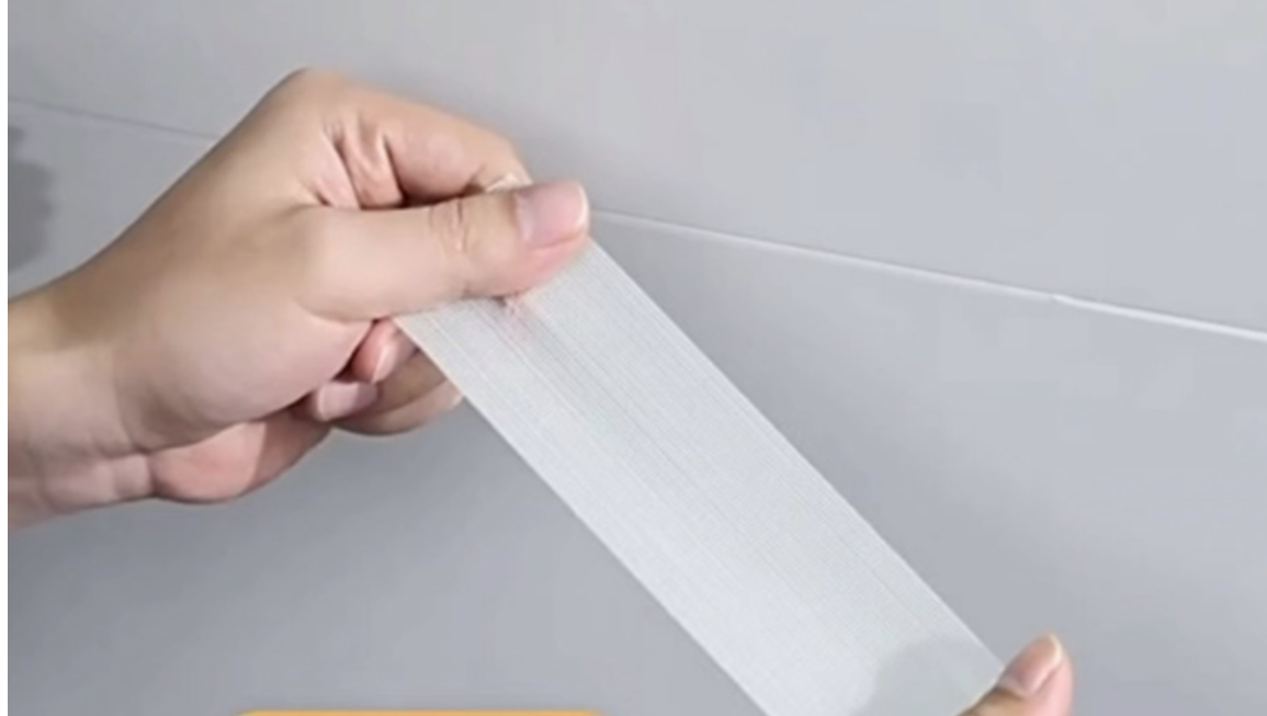 Ruban à double face en tissu en maille transparent