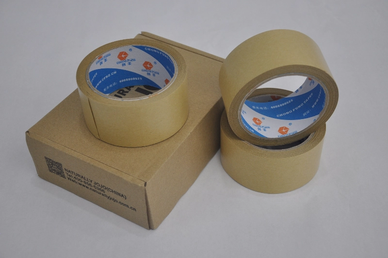 Ruban de papier kraft imprimé sur mesure pour emballages à emporter
