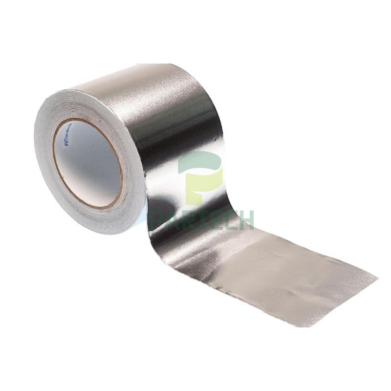 Ruban de papier d'aluminium pur argenté